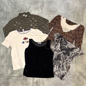 Womens Vintage Cottage Core Bundle of 5